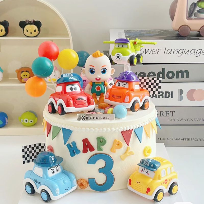 宝贝生日蛋糕装饰摆件儿童男孩