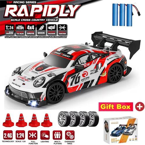 4WD RC Drift Car Remote Control 1:24 Racing Vehicle 4x4 RC C