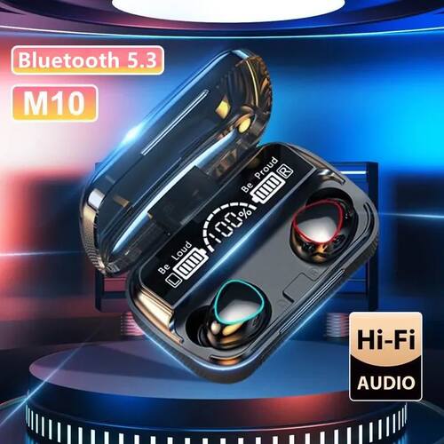M10 Bluetooth Earphones Handfree LED Dispay Bluetooth Headph
