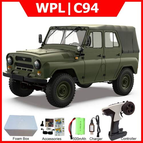 WPL C94 1/12 RC Car 4WD 2.4G Remote Control Car Off Road Cli
