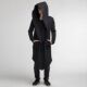 Colo Hooded Men Coat Winter rench Solid Cardigan Sreetwear