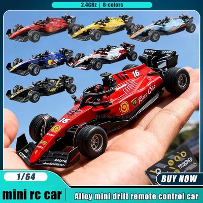 1:64 RC Car Mini Alloy High-speed Remote Control Cars with A