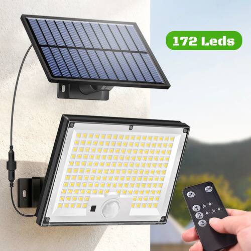 Solar Lights Outdoor with Motion Sensor Solar Flood Lights W
