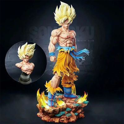 Jt Statue Dragon Ball Z Son Goku Figure Replaceable Heads Le