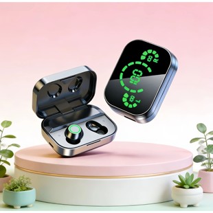 TWS Wireless Bluetooth Headset with Mic Earbuds Charger Box