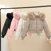 Jacket New and Keep with Autumn Hat Fur 2025 Winter Warm