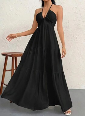 2026 Summer Women’s rendy Deep V Shoulder Boho-Style Belt D