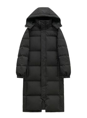 Mid drama down cotton jacket for women, slim fit cotton jack