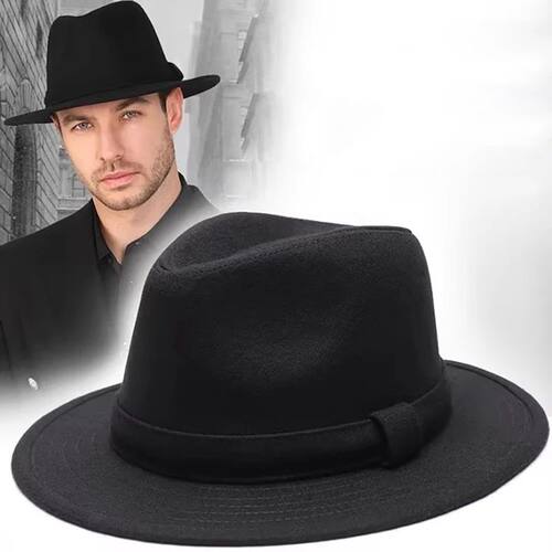 Spring Summer Men's Hats Fedoras Top Jazz Hat Bucket Bowler