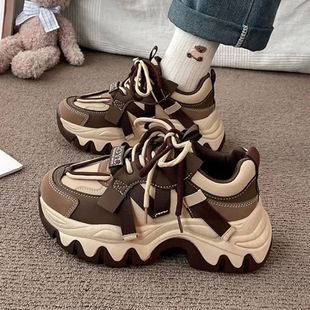 Women's Chunky Platform Vulcanize Shoes Autumn New Fashion C