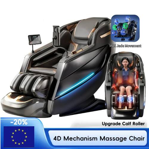 Luxury MAX Jade Movement Massage Chair Zero Gravity AI Voice