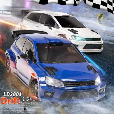 LD2801  1/28  RC Drift car 2.4g Radio Control 4WD Full propo