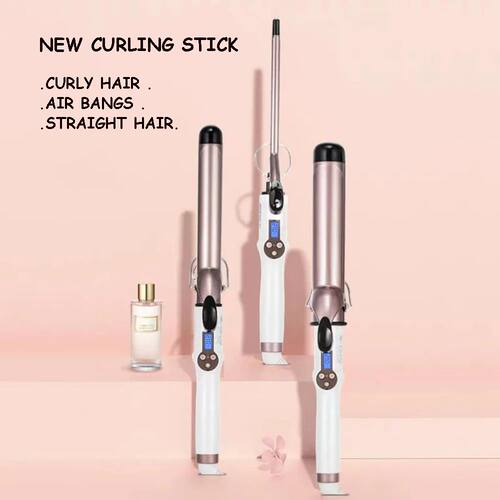 Electric Professional Ceramic Hair Curler LED Curling Iron R