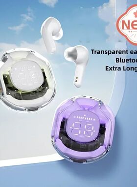 T8 TWS Wireless Bluetooth Headset Transparent ENC Headphones