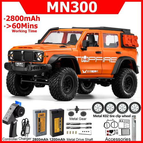 MN300 RC Car 1/12 4WD RC Crawler 2.4G Remote Control Car Off