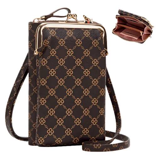 Fashion Women's Shoulder Bag PU Leather Crossbody Bags Zippe
