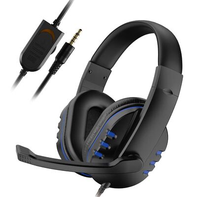 Headphones 3.5mm Wired Gaming Headset Earphones Music For PS