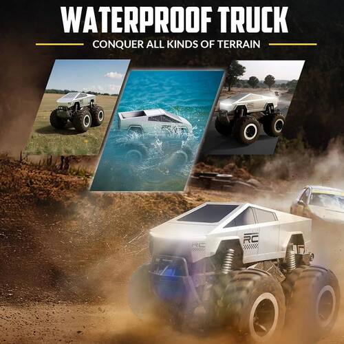 6 Rc Monster Truck Amphibious Water & Land All-Terrain Off-R