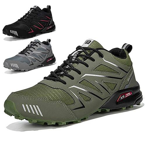 Waterproof Hiking Shoes Men‘s Outdoor rekking Sneakers Moun