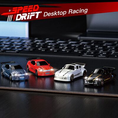 KF20 1:64 RC Desktop Car 2.4G High-Speed Racing Drift Car Mi