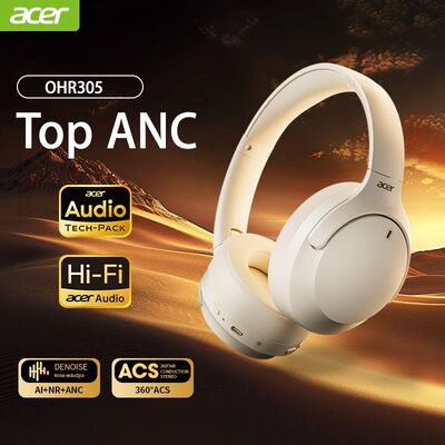 Acer Headphones Wireless Earphones Head Tracking 3D Spatial