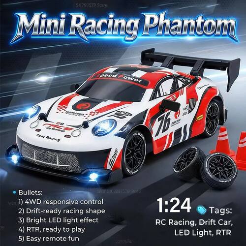 New 4×4 Mini RC Car Expertise Drift 20km/h Fast Racing 1/24