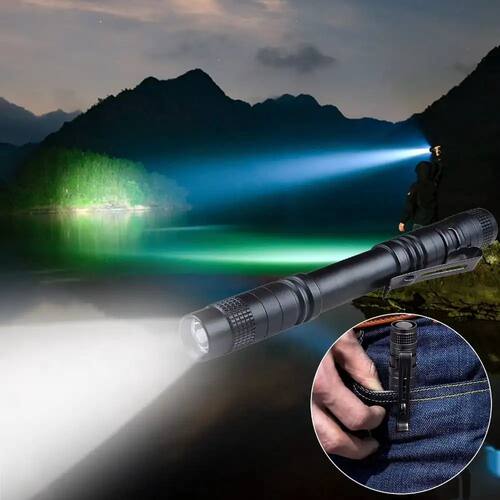 2pcs  Rechargeable LED Flashlight, Mini LED Torch, Portable
