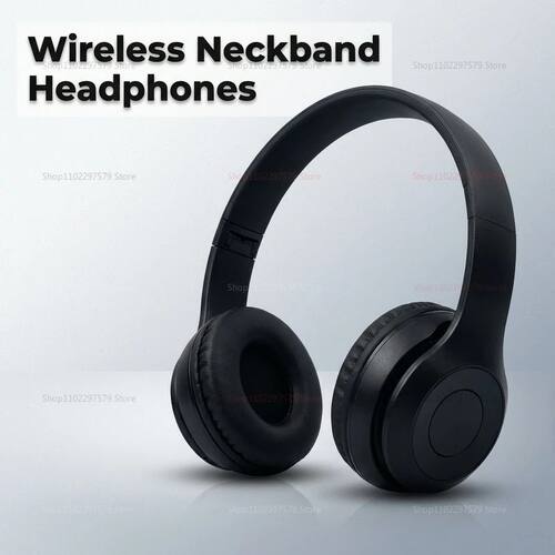 Wireless Bluetooth Headphones Head Mounted P47 Foldable Bass