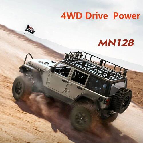 2 MN128 Wrangler Climbing Car RC Professional Full Scale 4WD
