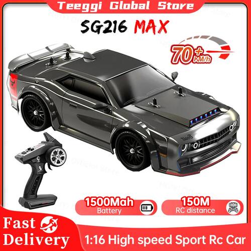 SG216 MAX 6 Brushless RC Drift Car With LED 70KM/H Or 40KM/H