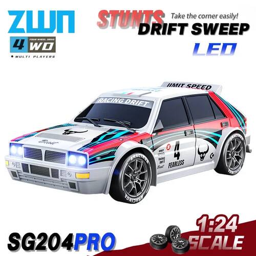 SG204 PRO 1/24 2.4G High speed Drift RC Car With Led Light 4