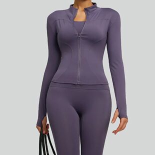 Women Sports Fit Breathabl Feel Slim Naked Winter Jacket