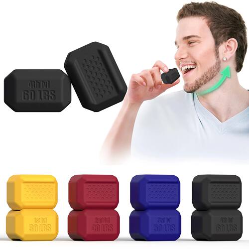 Silicone Jaw Exerciser Fitness Face Masseter Facial Muscle T