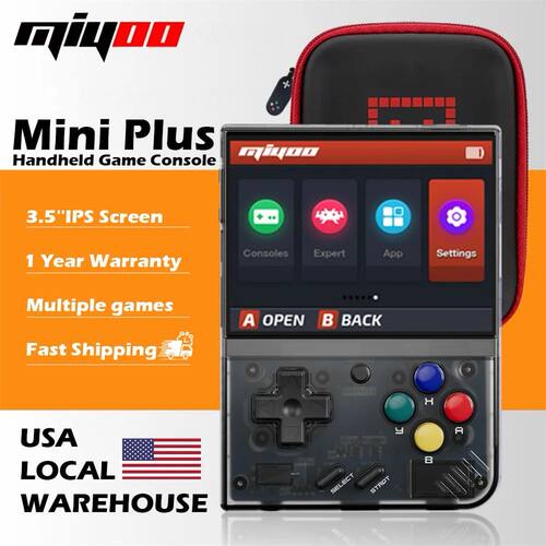 Miyoo Mini Plus Handheld Game Console Classic Retro Players