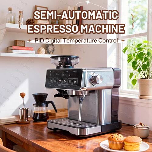 CAFOVO E136 3-in-1 20Bar Espresso Machine with Grinder and S