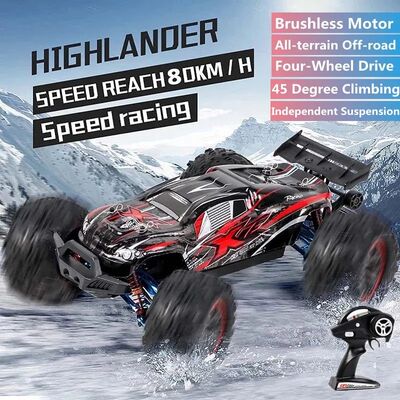 0 80KM 4WD Brushless Alloy Off-Road Remote Control Truck Car
