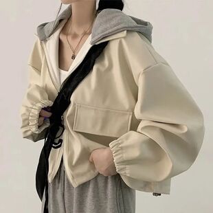 Winter Vintage Zipper Korean Pocket Autumn Large Casual Chic