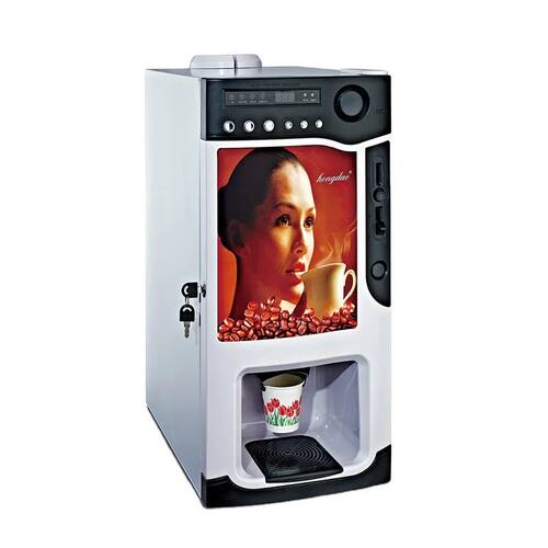 Commercial Coin Coffee Machine 3 Canisters 1600ml*3 Vending