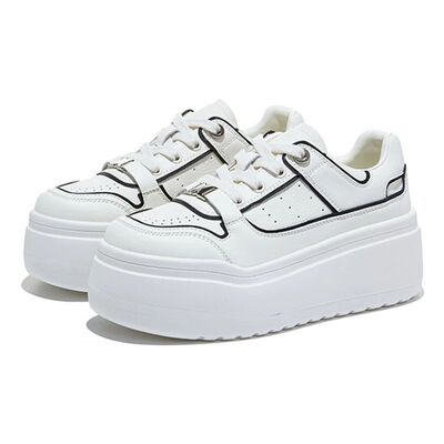Style Platform Women's Sneakers 6cm Height Increasing Skateb