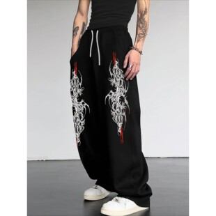Hot Selling Fashion New Hip-hop Gothic Texture Men's 3D Prin