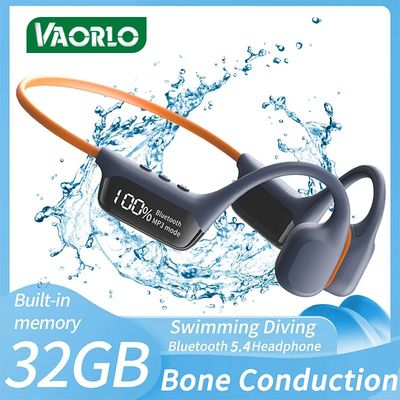 S10 Bluetooth 5.4 True Bone Conduction Headphones IPX8 Water
