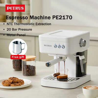 Petrus Espresso Coffee Maker Machine 51MM 20 Bar with  Metal