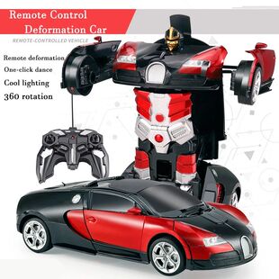 2in1 Electric RC Car Transformation Robots One-key Deformati