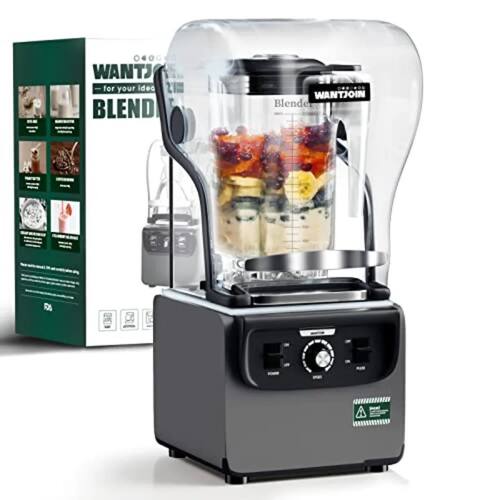 Commercial Quiet Blender for Kitchen Smoothie Protein Shake