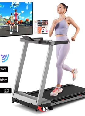 3.5HP Foldable Incline Home readmill Walking Pad with Handle