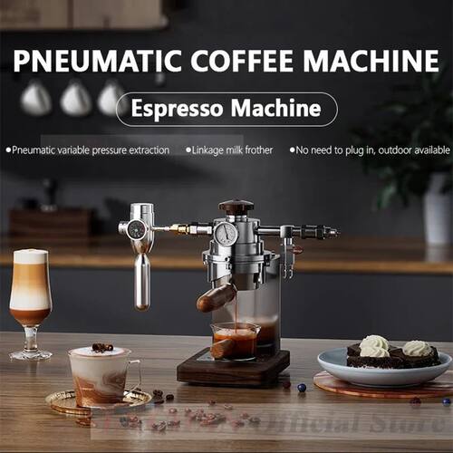 HomeWise Pneumatic Coffee Machine Household Manual Variable