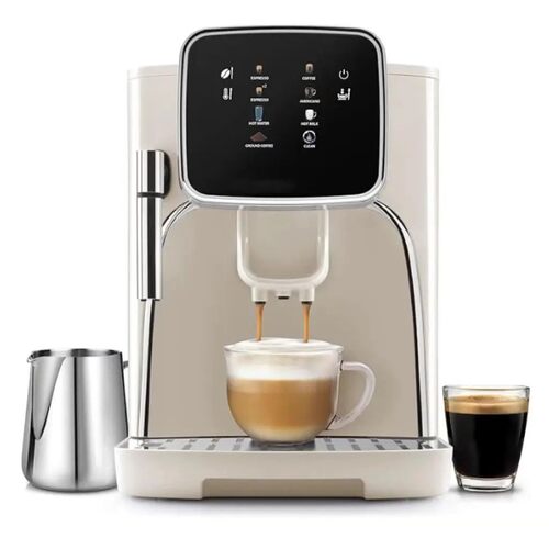 Fully Automatic Espresso Machine - Built-in Grinder & Milk F