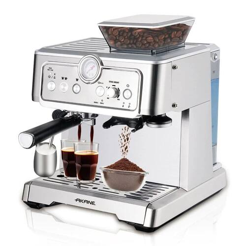 Semi-automatic Italian Espresso Coffee Machine Grinding And