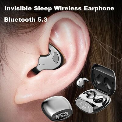 Mini Sleep Invisible Earbuds Tiny Hidden Headphones Bluetoot