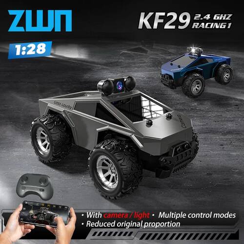 ZWN 1/28 Scale RC Car with HD Camera or No Camera with Contr
